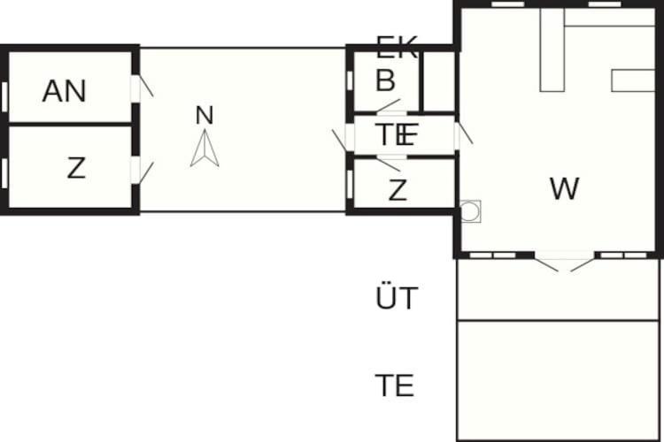 6 Person Holiday Home In Ansager 外观 照片